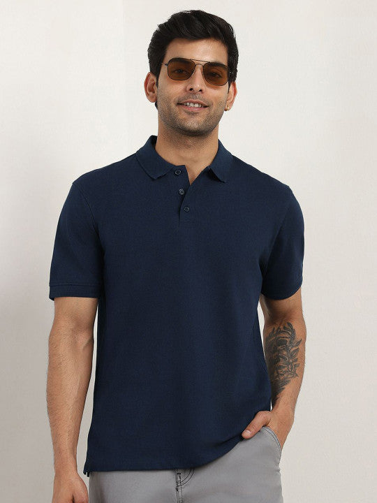 Black Premium Polo T-Shirt by LENTOIS